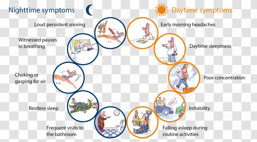 Obstructive Sleep Apnea Symptom - Symptomatic Treatment - Disorder Transparent PNG
