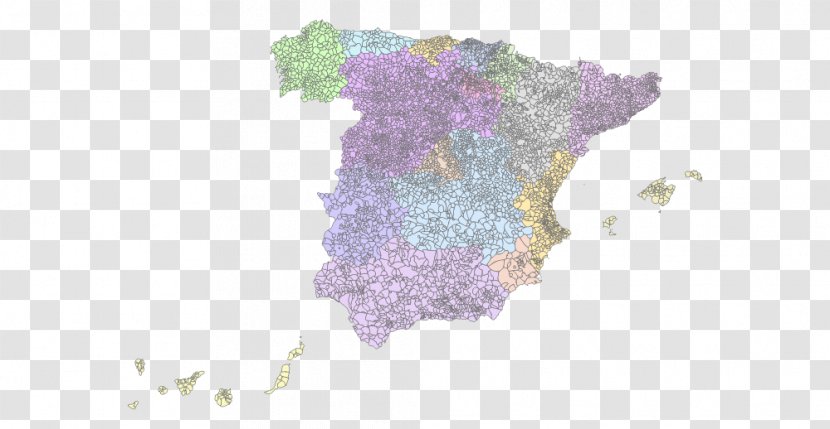 Comarcas Of Spain Commune Blank Map Provinces Transparent PNG