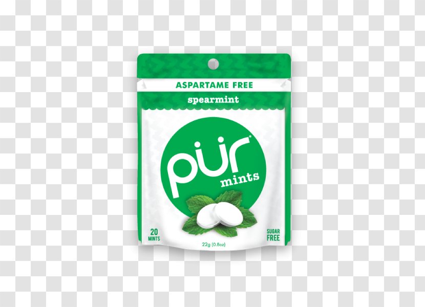Chewing Gum Mentha Spicata Mint PÜR Sugar Substitute Transparent PNG