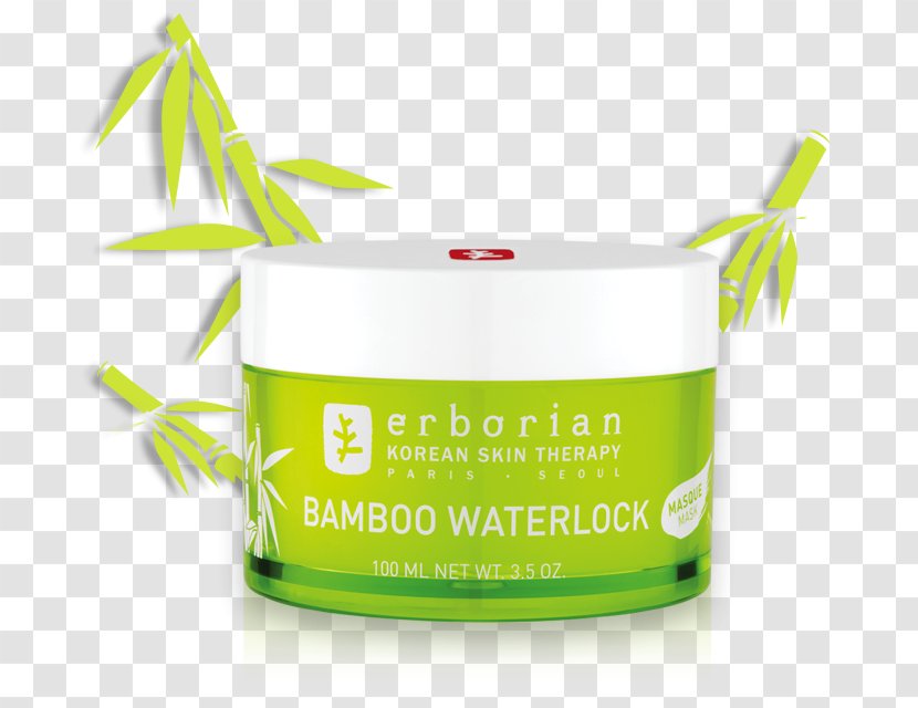 Erborian Bamboo Waterlock Mask Cream Facial Cosmetics Transparent PNG