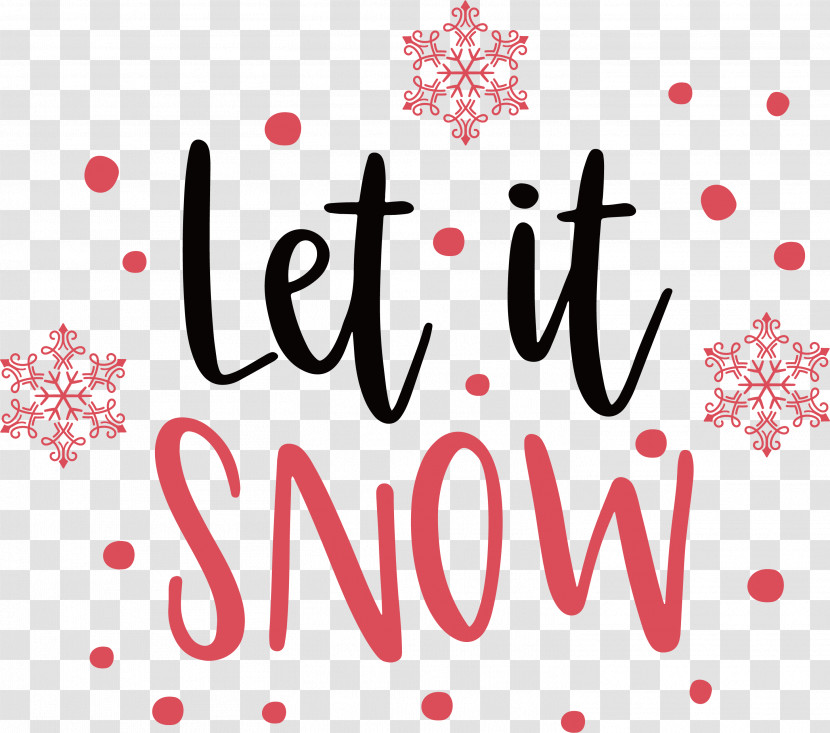 Let It Snow Winter Transparent PNG