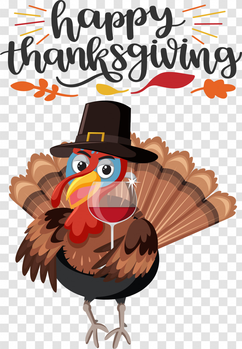 Happy Thanksgiving Turkey Transparent PNG