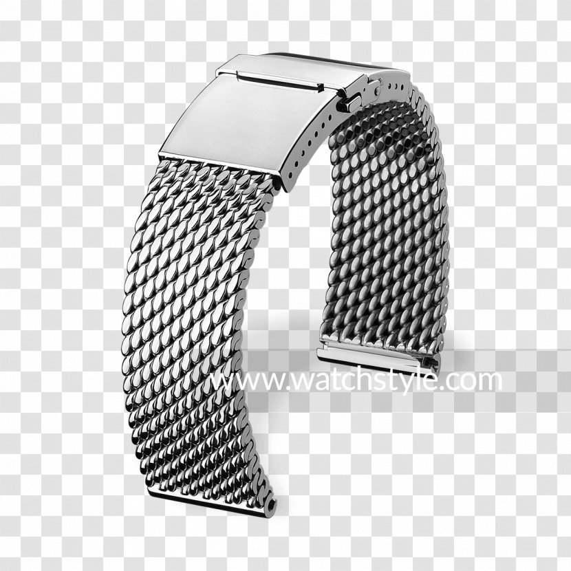 Watch Strap Steel Bracelet Milanesa - Stainless Transparent PNG