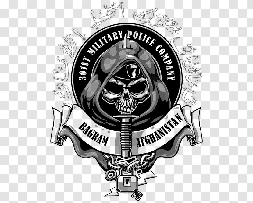 Logo Military Police Company Army - United States Air Force Security Forces - Skull Transparent PNG
