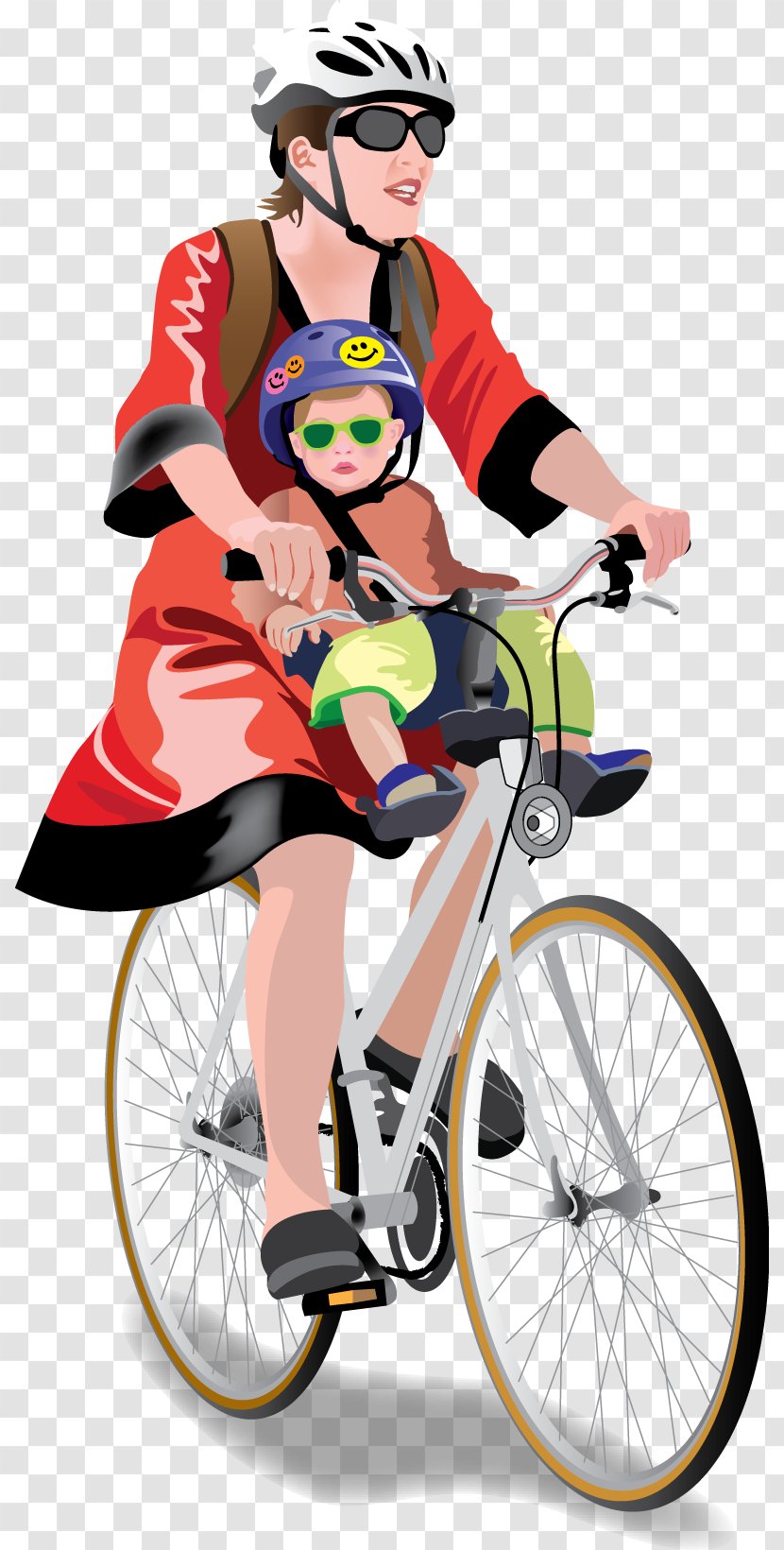 Bicycle Pedals Wheels Cycling Saddles - Headgear Transparent PNG