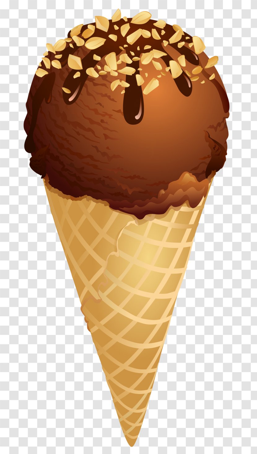 Ice Cream Cones Chocolate Sundae - Frozen Dessert - ICECREAM Transparent PNG