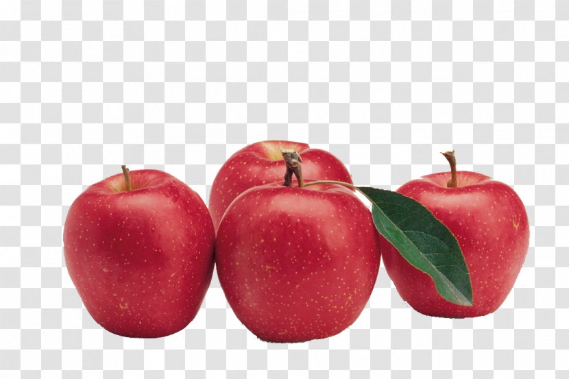Apple Eating Food Dietary Fiber Pectin - Four Red Apples Transparent PNG