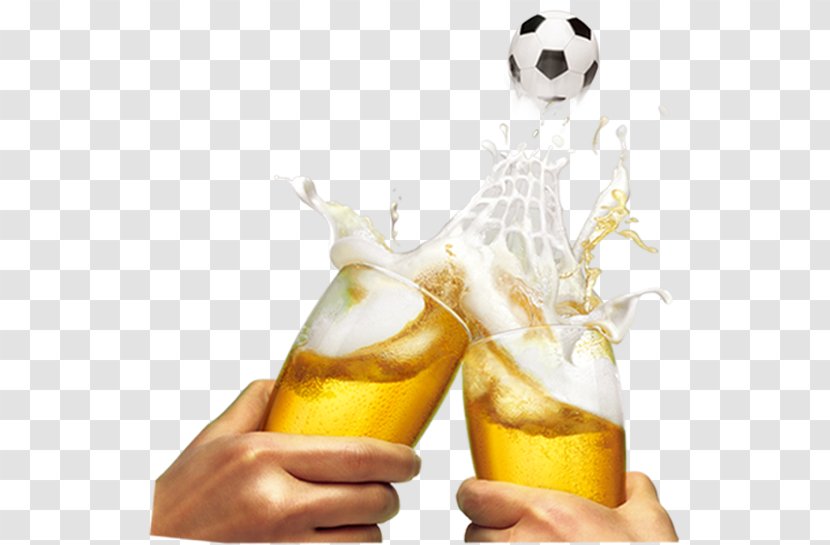 Draught Beer Soft Drink Schwarzbier Keg - Carnival Football Cup Transparent PNG