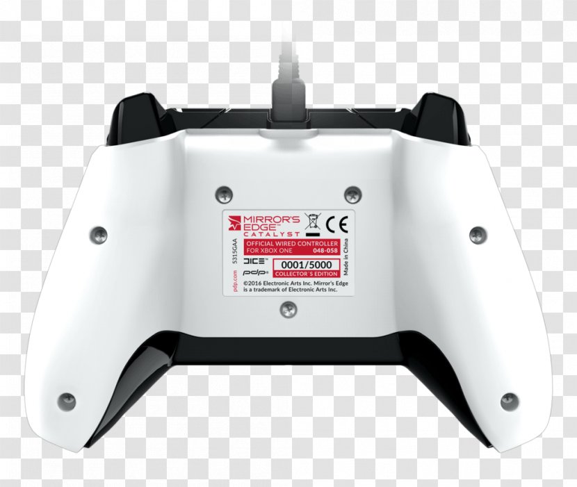 Game Controllers Joystick Mirror's Edge Catalyst Xbox One Controller - Gamestop Transparent PNG