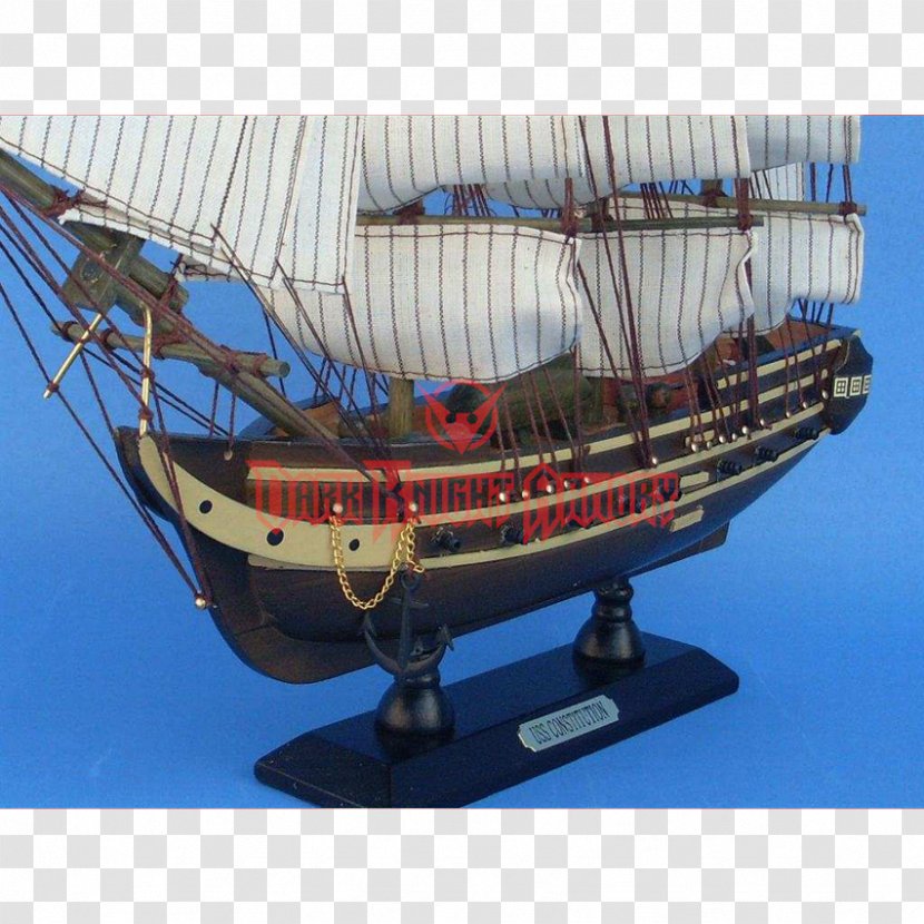 Caravel USS Constitution Wooden Ship Model - Galeas Transparent PNG