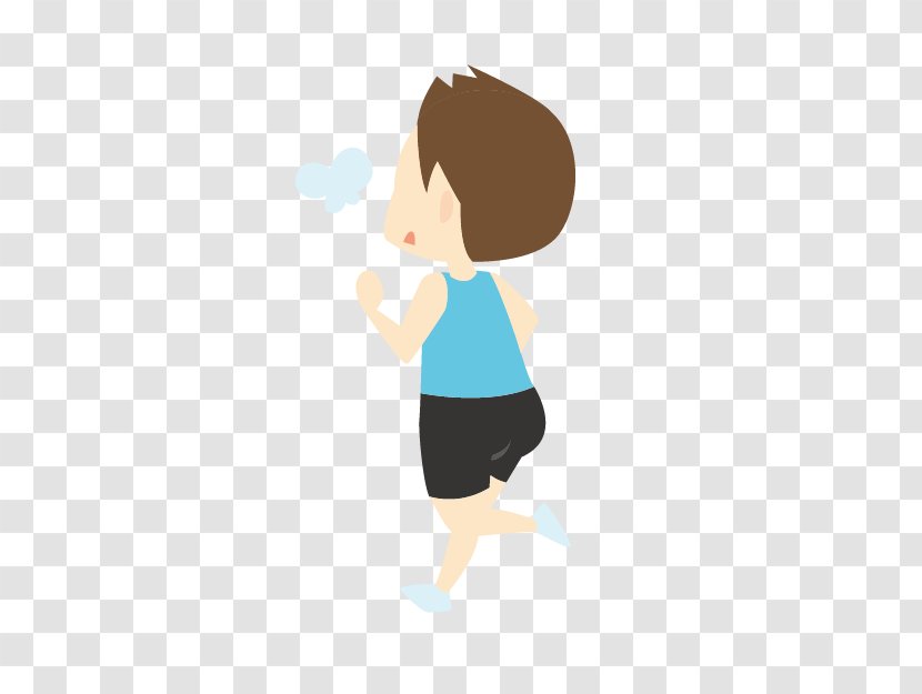 Cartoon Illustration - Frame - Creative Fitness Picture Fitness,Running Boy Transparent PNG