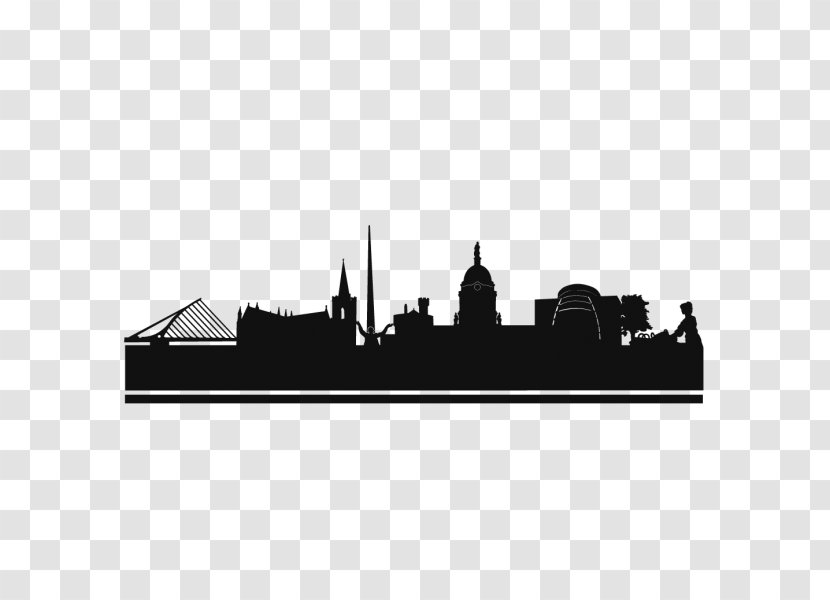 Dublin Skyline Drawing Limerick City - Thick Clipart Transparent PNG
