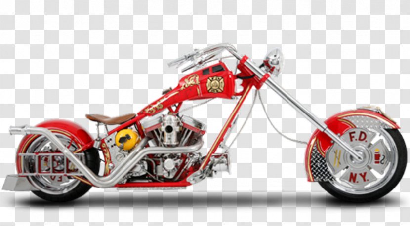 Orange County Choppers Motorcycle Fire Bike - New York Transparent PNG