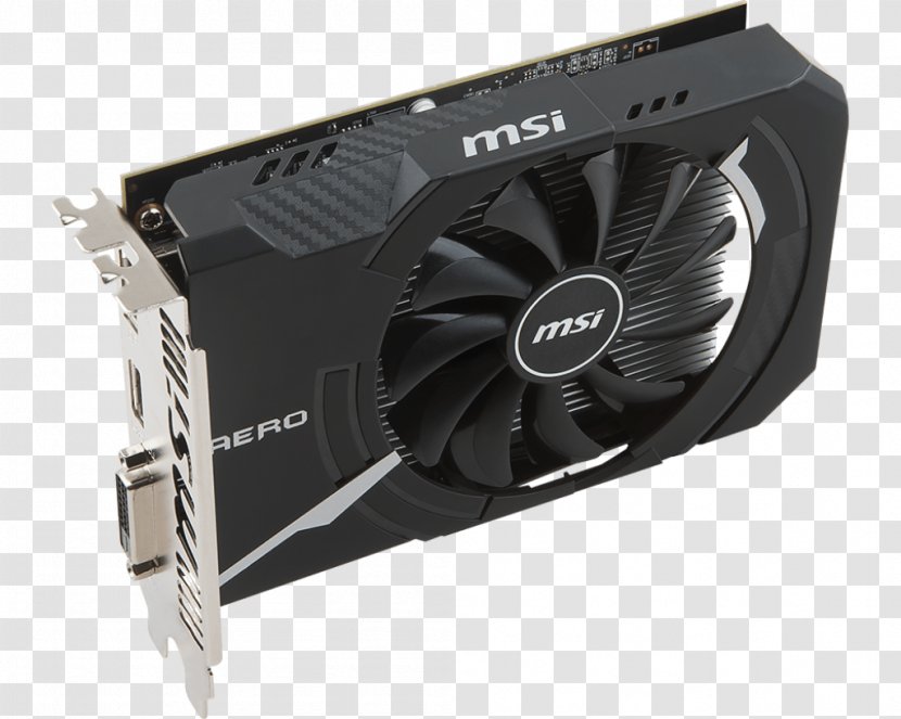 Graphics Cards & Video Adapters MSI AMD Radeon RX 560 AERO ITX OC GDDR5 DVI/HDMI/Displayport PCI-E SDRAM Overclocking - Displayport - Anten Transparent PNG