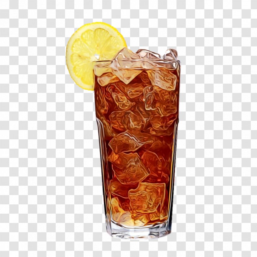 Long Island Iced Tea Cocktail Rum And Coke - Distilled Beverage - Sea Breeze Transparent PNG