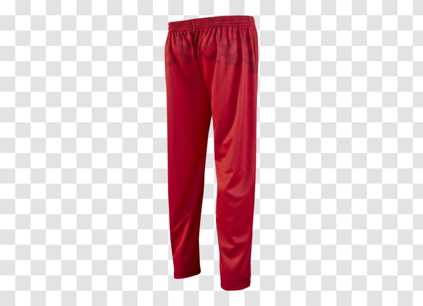 Waist Pants - Red - Playing Cricket Transparent PNG