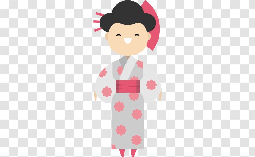 Japan Cartoon - Pink - Korean People Transparent PNG