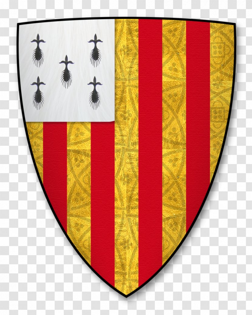 Aspilogia Roll Of Arms Coat Blois Knight Banneret - Shield Transparent PNG