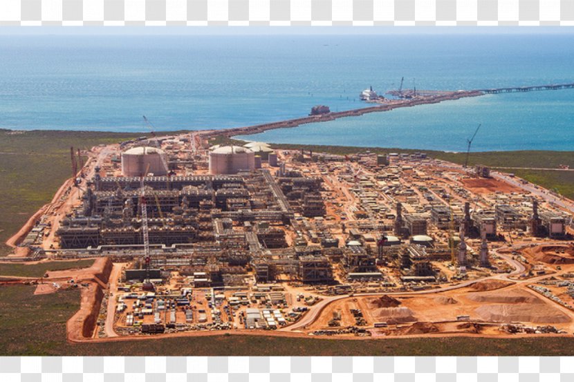 Chevron Corporation Gorgon Gas Project Natural Petroleum Industry - Aerial View Transparent PNG