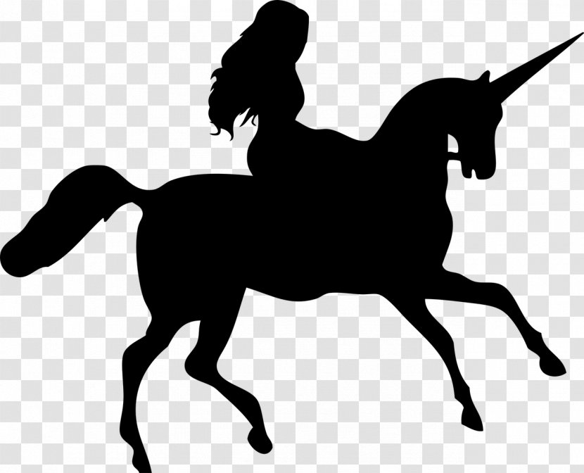 Horse Equestrian Silhouette Clip Art - Drawing Transparent PNG