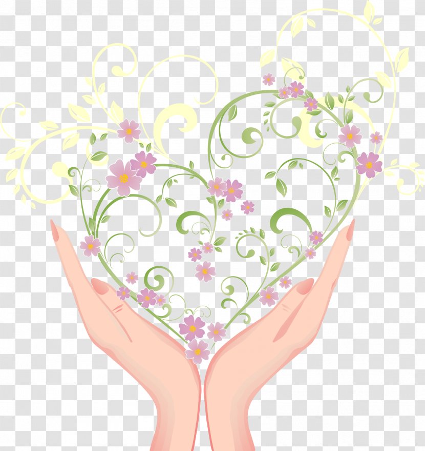 Heart - Flower - Valentine's Day Transparent PNG