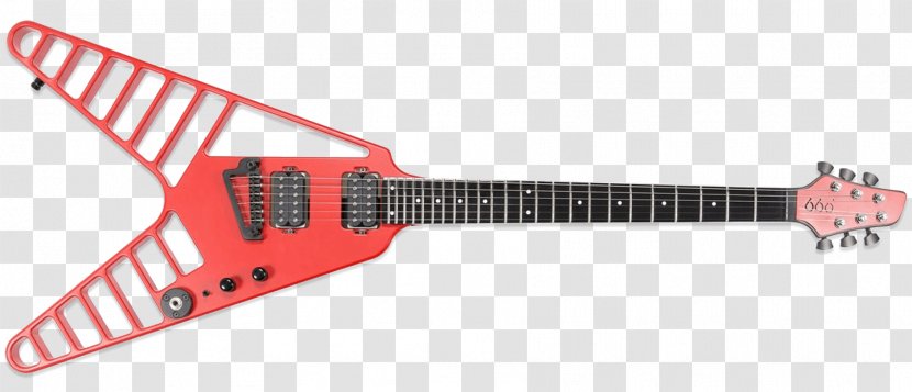 Acoustic-electric Guitar Gibson Flying V Bass - String - Electric Transparent PNG