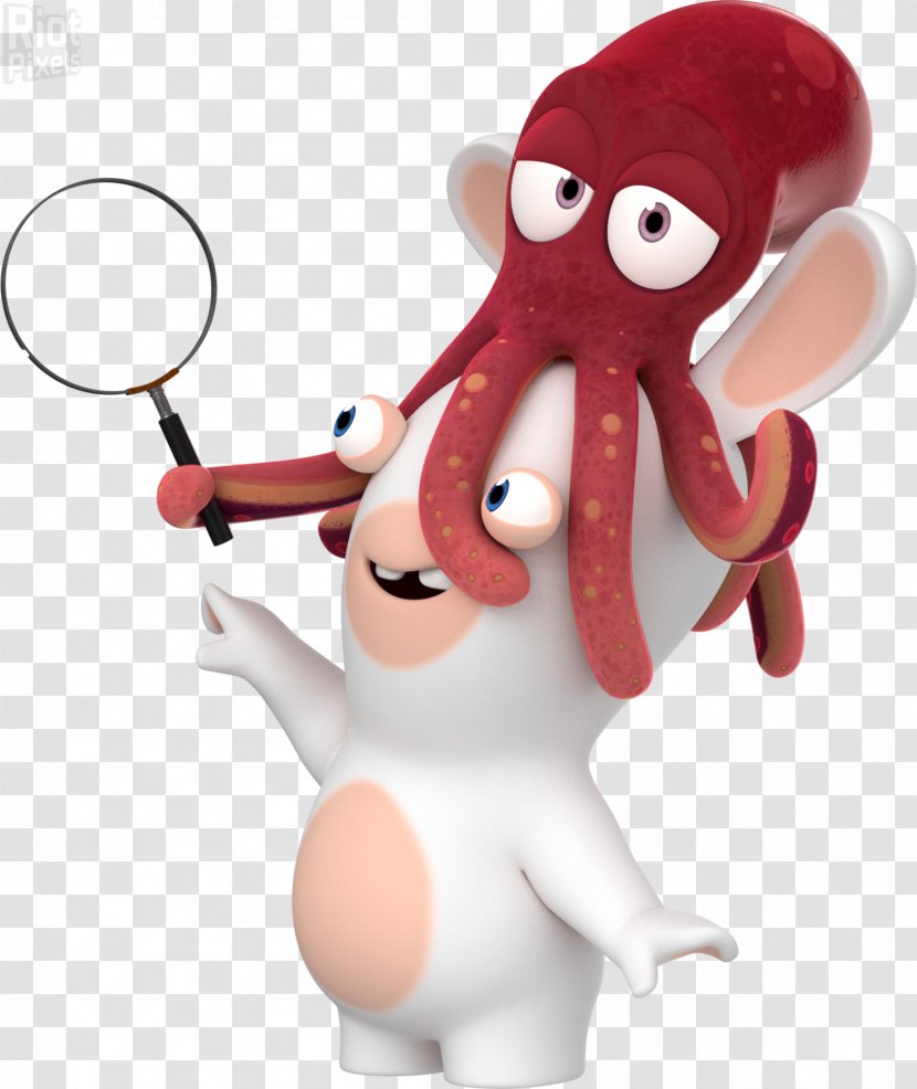 Raving Rabbids Desktop Wallpaper Video Game - Figurine - Squid Transparent PNG