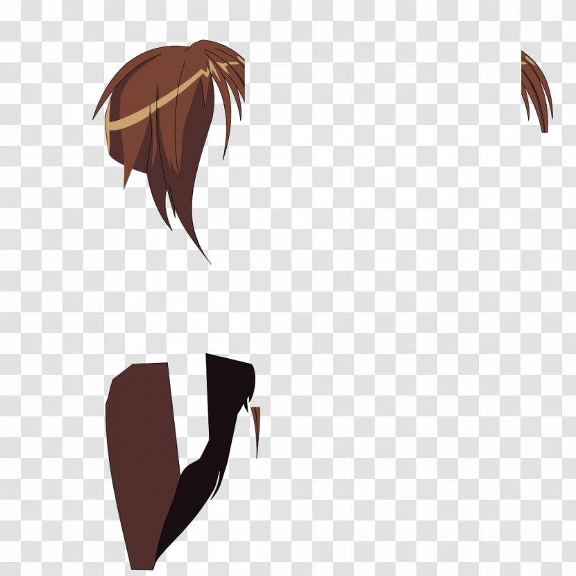 Cartoon Clip Art - Brown - Hair Transparent PNG