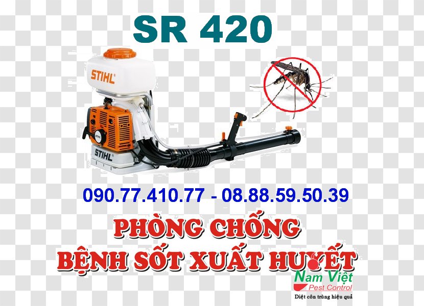 Sprayer Aerosol Spray Stihl SR450 Backpack Mistblower Tool - Machine - Chong Transparent PNG