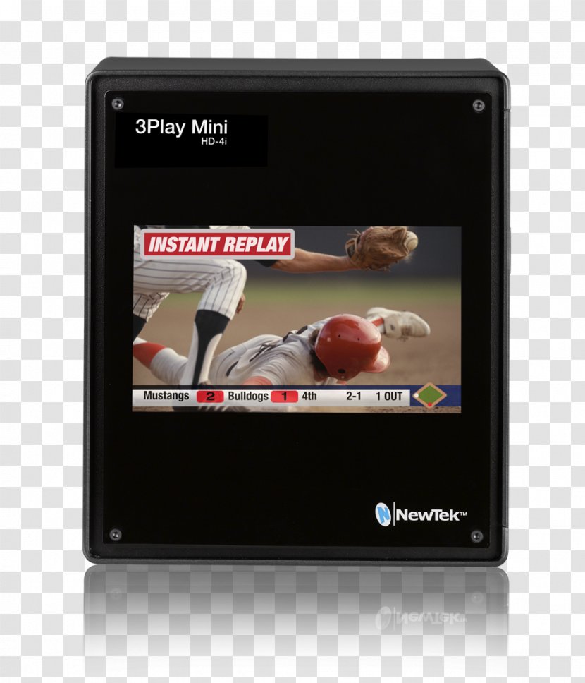 NewTek Display Device High-definition Television Plasma - Multimedia - Play Baseball Transparent PNG