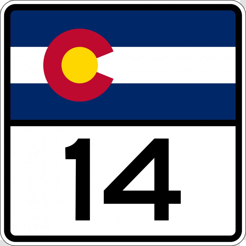 Colorado Interstate 70 10 Highway Shield State - Symbol Transparent PNG