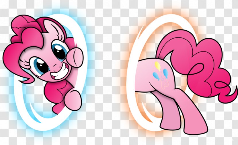 Pinkie Pie Rarity Rainbow Dash Fluttershy Equestria - Silhouette - Pinky Promise Transparent PNG