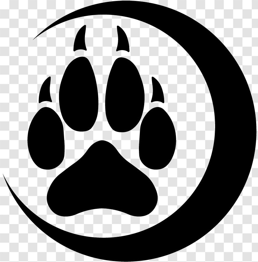 Paw Siberian Husky Clip Art Cat Vector Graphics - Black And White Transparent PNG
