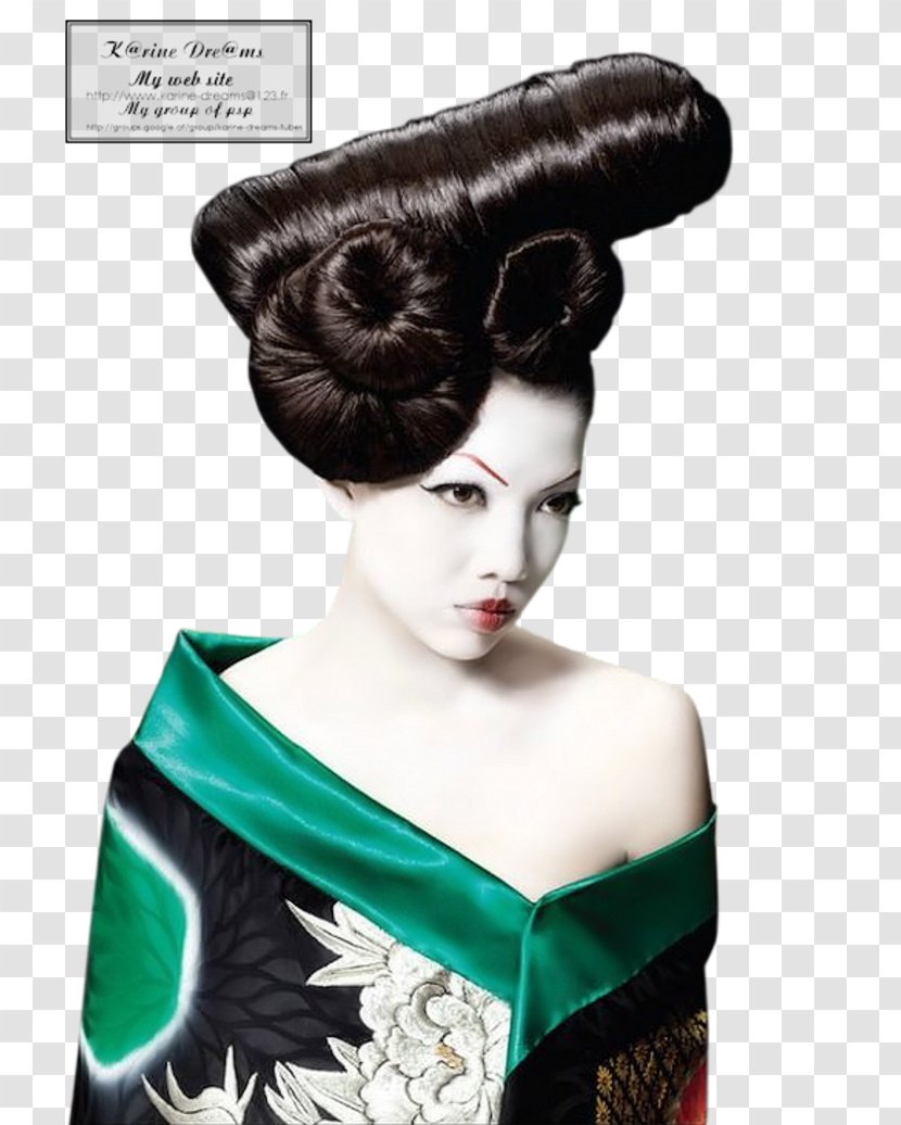 Hairstyle Geisha Fashion Waves - Hair Transparent PNG