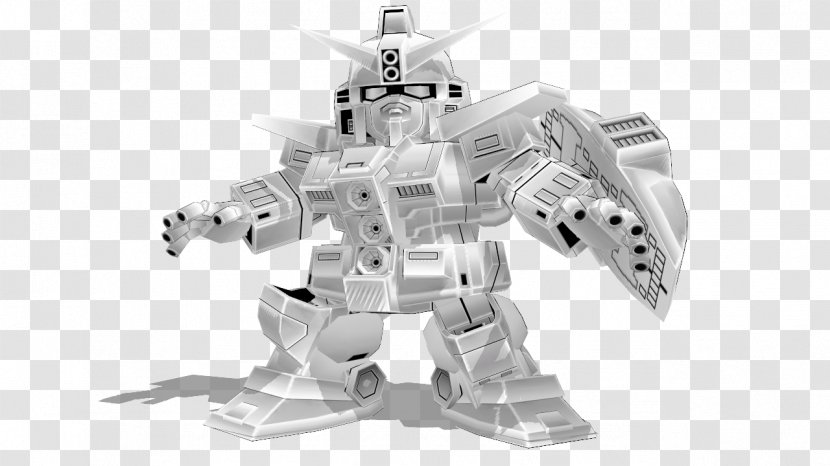 Mecha Robot White Transparent PNG