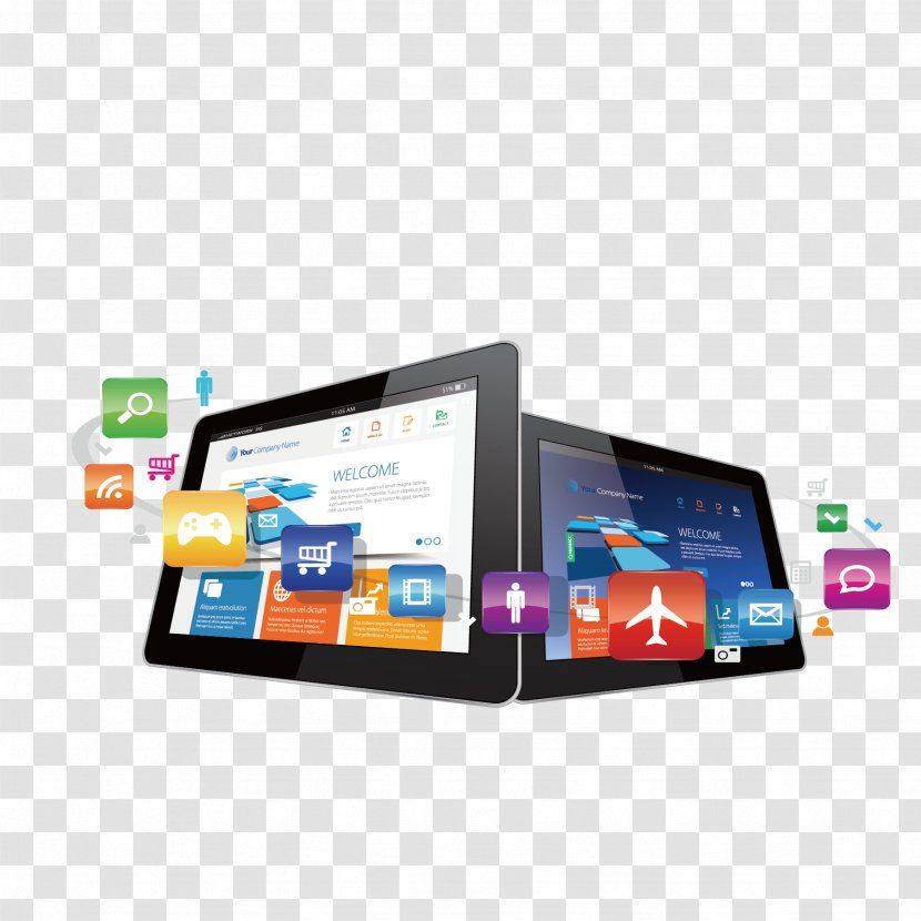 IPad Computer Application Software - Mobile Phone - Vector Tablet PC Transparent PNG