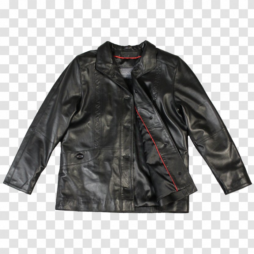 Leather Jacket Coat Fashion Poncho - Hood - Fur Transparent PNG