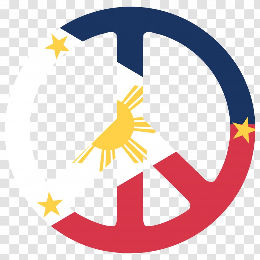 Flag Of The Philippines Peace Symbols Clip Art - Organization - Symbol Transparent PNG