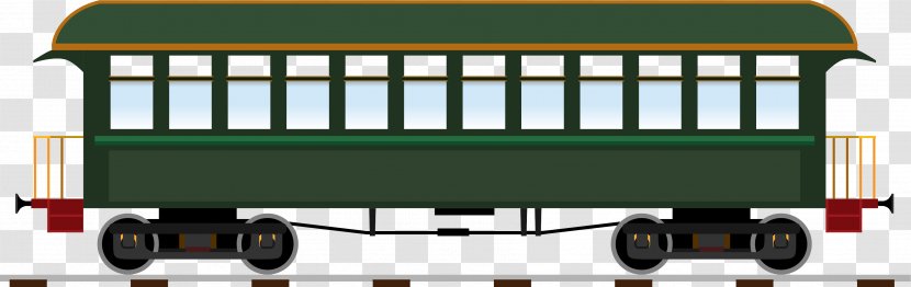 Train Rail Transport Passenger Car Steam Locomotive - Rolling Stock Transparent PNG