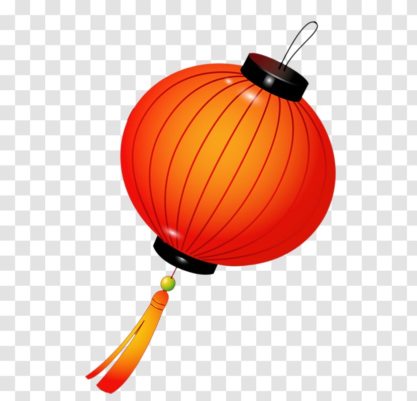 Lantern Festival Chinese New Year Paper - Brook Frame Transparent PNG