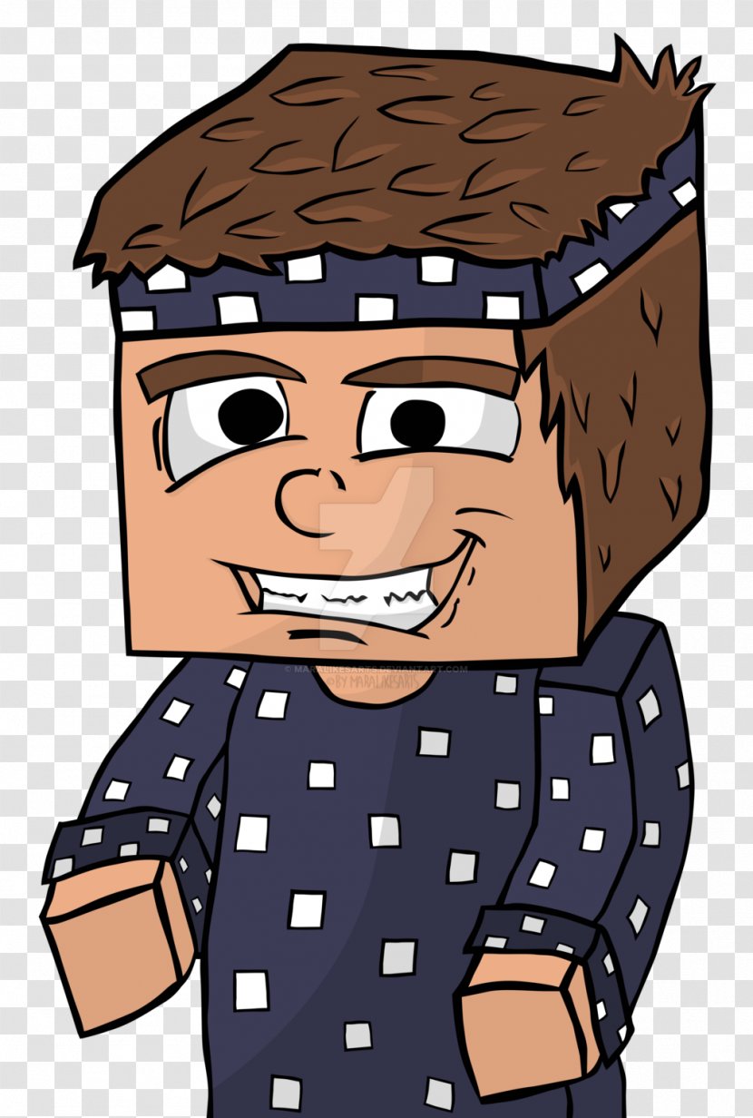 Minecraft YouTube Comics Cartoon - Male - Avatar Transparent PNG