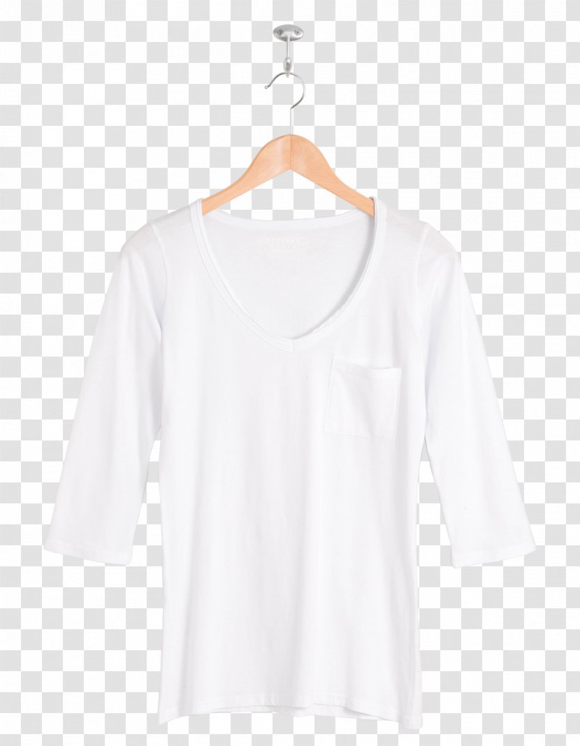 Long-sleeved T-shirt Shoulder Clothes Hanger - Blouse Transparent PNG