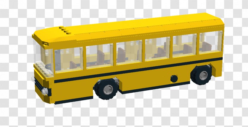 School Bus Model Car LEGO Motor Vehicle - Minecraft Transparent PNG