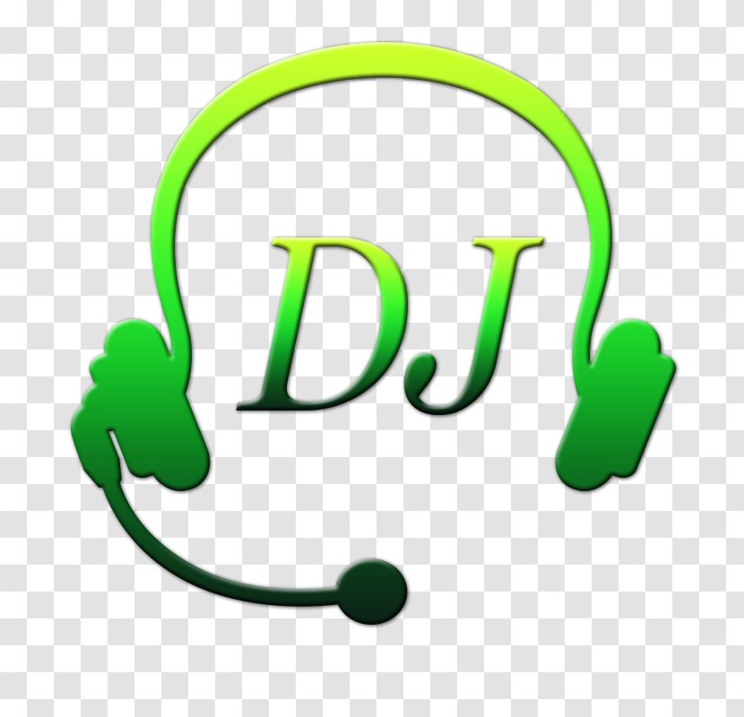 Microphone Disc Jockey Clip Art Logo Brand - Green Transparent PNG