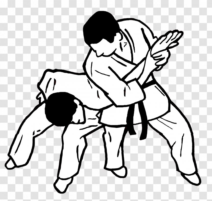 Brazilian Jiu-jitsu Jujutsu Self-defense Taebaek Trixe2ngulo Taekwondo Clip Art - Silhouette - BJJ Cliparts Transparent PNG