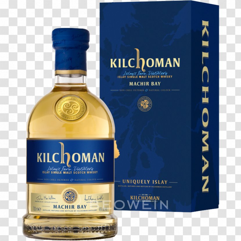 Kilchoman Distillery Single Malt Whisky Machir Bay Scotch Whiskey - Alcoholic Beverage - Cask Strength Transparent PNG