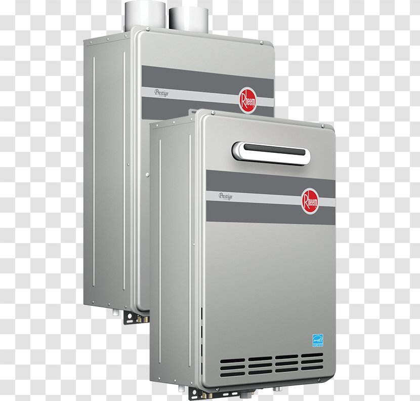 Tankless Water Heating Rheem Natural Gas - Air Conditioning - Hot Transparent PNG