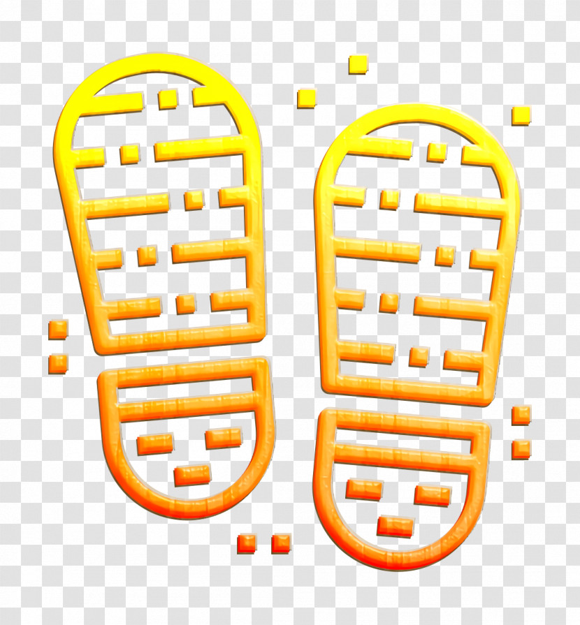 Step Icon Footprint Icon Crime Icon Transparent PNG