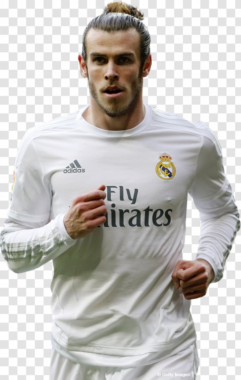 Gareth Bale Real Madrid C.F. Wales National Football Team 2016–17 La Liga Jersey - Neck Transparent PNG