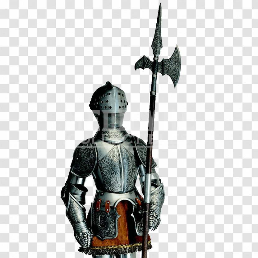 Knight Halberd Plate Armour Body Armor - 16th Century Transparent PNG